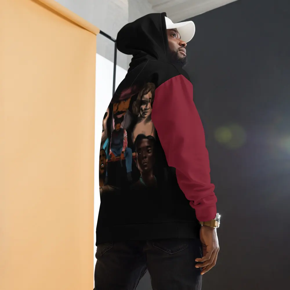 Sinners Club Juke Unisex Hoodie - Soft Recycled Polyester & Elastane Blend, Vibrant Print, Brushed Fleece Inside, Relaxed Fit, Drawstrings, Double-Lined Hood