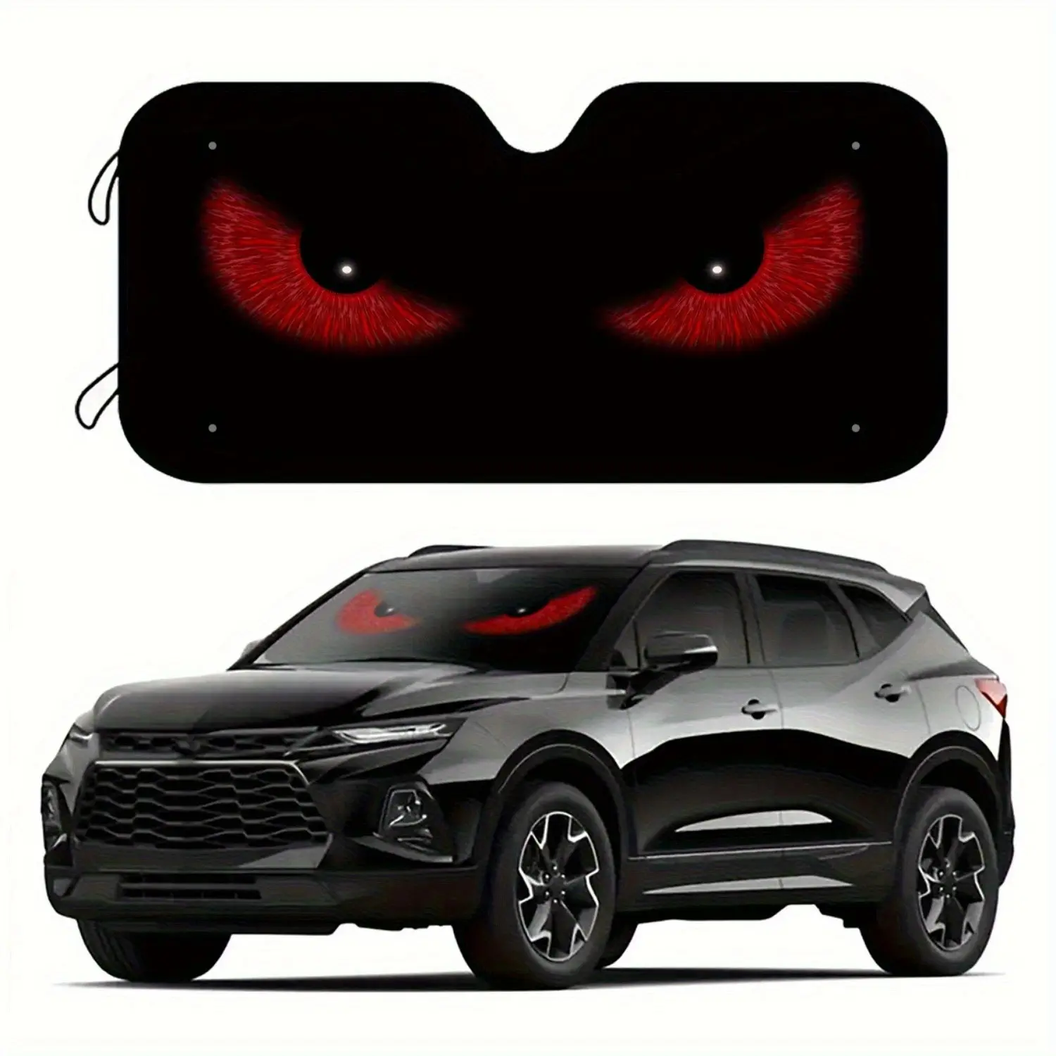 Car Windshield Sun Shade, Windshield Sunshade, Aluminum Foil Heat Insulation, Universal Car Sun Visor, Easy Install & Foldable Storage, Auto Accessories