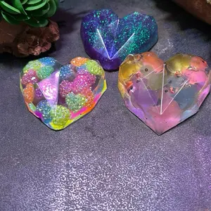 Resin Heart Worry Stone
