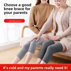 Knee Pads with Fleece Lining, Thickened for Autumn and Winter, Cold-Proof and Slip-Resistant Leg Warmers for Middle-Aged and Elderly, Warm and Shock-Absorbing2026