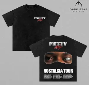 Fetty Wap Nostalgia Tour 2026 T-Shirt Hip Hop Rap Concert Tee Trap Music Tour Dates Graphic Shirt Fetty Wap Fan Gift Vintage Streetwear Unisex Tee Album Music 2026