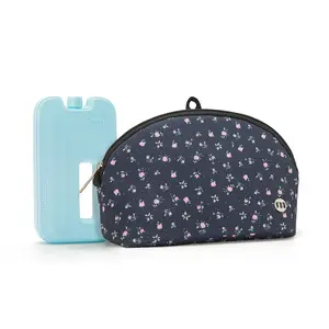 MEXS Small Lunch Bag, 3L Mini Cooler Bag with Detachable Ice Packs, Freezable Snack Bag for Kids/Adults, Small Cooler Lunch Box for Work School Travel