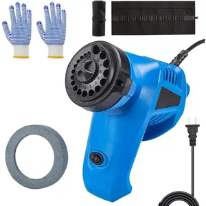 Drill Bit Sharpener, Power Drill Bit Sharpeners for All Bits (1/8-15/32inch), Multipurpose Twist Drill Bit Sharpener  with Grinding Wheel