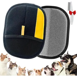 Magic Brush Pet Hair Remover Static Pet Hair Removal Gloves Reusable