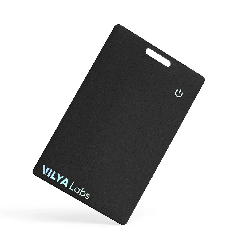 VilyaLabs Wallet Tracker Card Rechargeable for Apple Find My, Slim and Thin Up to 0.06inch, Water Resistant, with Dual Protection System