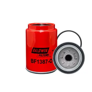 Baldwin - Spin-on Fuel Filters with Open End for Bowl Part #: BF1387-O