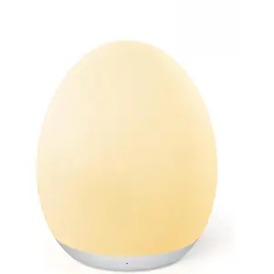 Night Light for Kids, Baby Egg Light with 7 Colors Changing Mode & Stepless Dimming, Nursery Night Lamp BPA Free,Rechargeable Egg Night Light for Breastfeeding 1h Timer & Touch Control