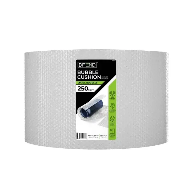 12 in. x 250 ft. Bubble Cushion Roll, Clear,Bubble Wrap