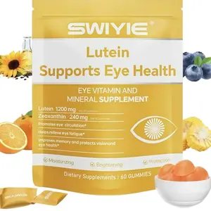 Lutein & Zeaxanthin Gummies – Eye Health Supplement with Astaxanthin, Vitamin A C E – Blue Light Defense, Vision Support, Berry Flavor – 60 Gummies Healthcare Dietary Fitness Edible
