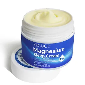 Magnesium Sleeping Cream, Body Relaxation Benefits Cream, Moisturizing Anti Dryness, Body Care Product for Neck, Thighs, Wrist, Behind the Ear, Chest, Sole of the Feet
