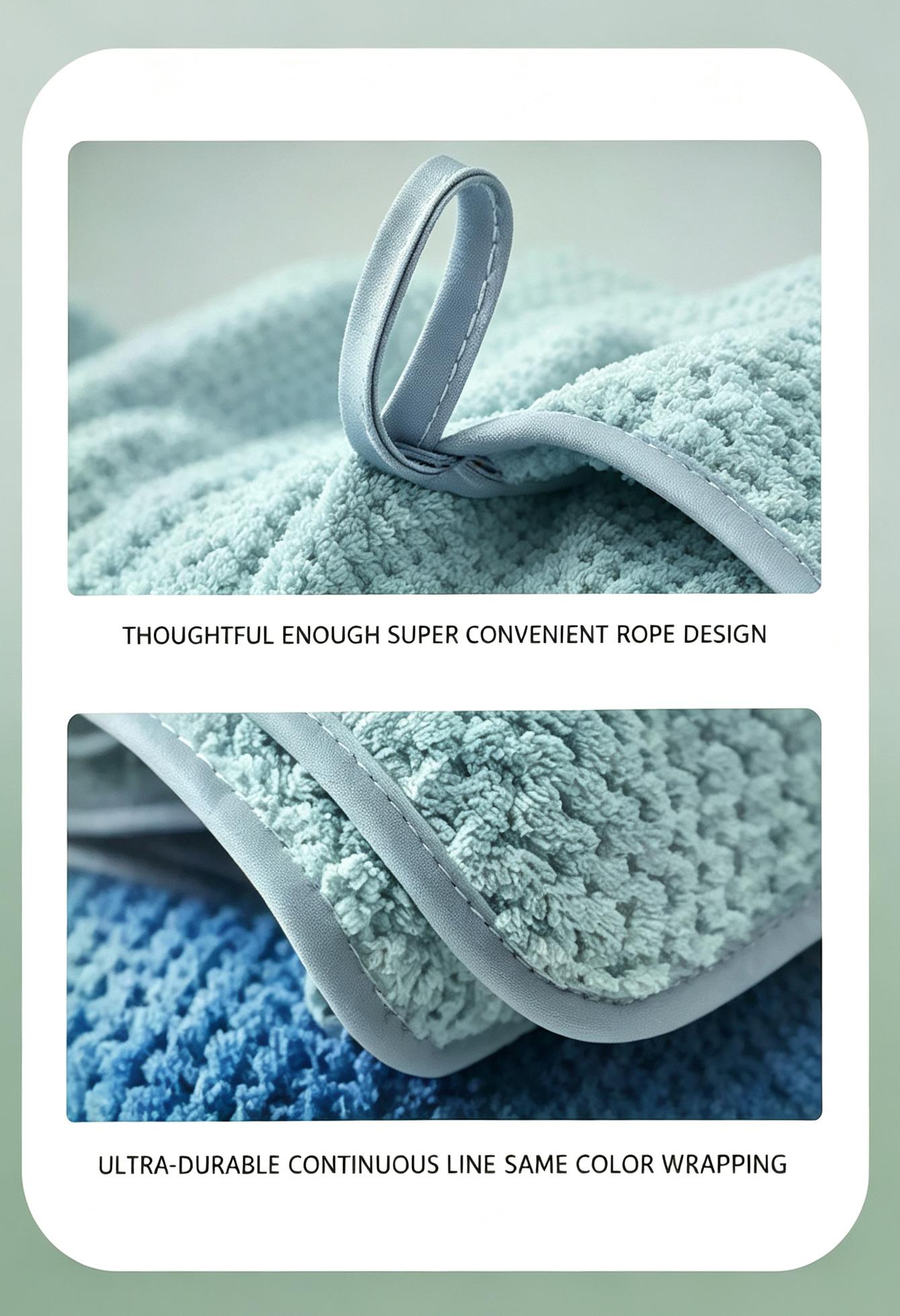 Large Family Bath Towel & Shower Cap Set (30x67 Inches) - Quick Dry, Super Soft, Absorbent & Durable - Ideal for Bathroom, Pool, Travel, Gym & Beach