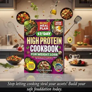 High-Protein Cookbook for just $7 a day: 124 Easy Recipes | 30-Day Meal Plan for Daily Energy | Easy Meal Preparation for Busy People | Save Money