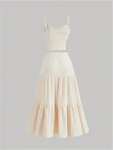 Elegant Summer Set for Beach Weddings, Brunches, and European Adventures, Versatile for Stylish Occasions