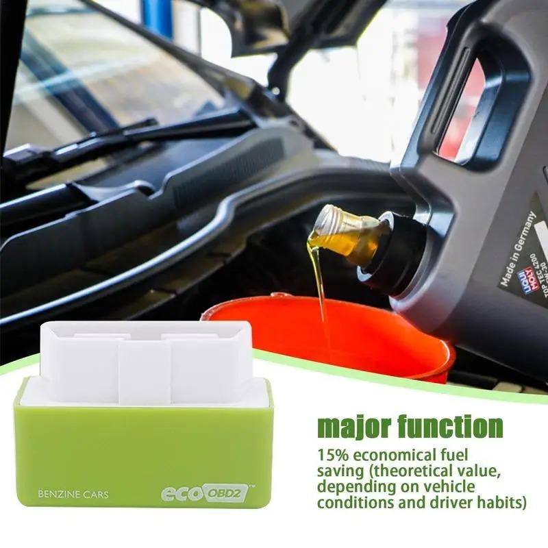 Car Fuels Saver Dual-Plate Fuels Saver With Chip Nitro OBD2 Economy Fuels Saver Tuning Box Chip Car Fuels Saving square drive adapter