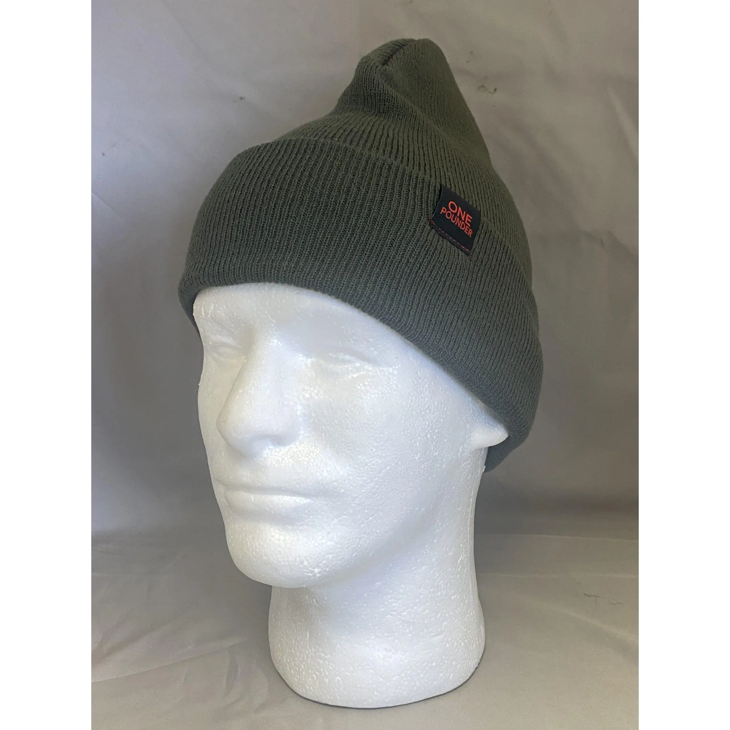 MIGHTY FINE RIB BEANIE -OLIVE (BN2)