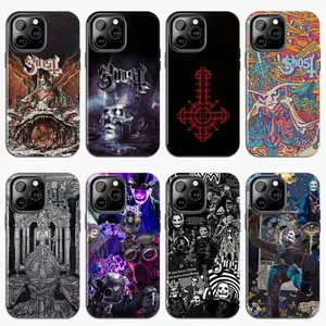 8 Styles Ghost Band Phone Case, Case Cover For iPhone & Samsung Galaxy, Gift for fans, Trending 26 A