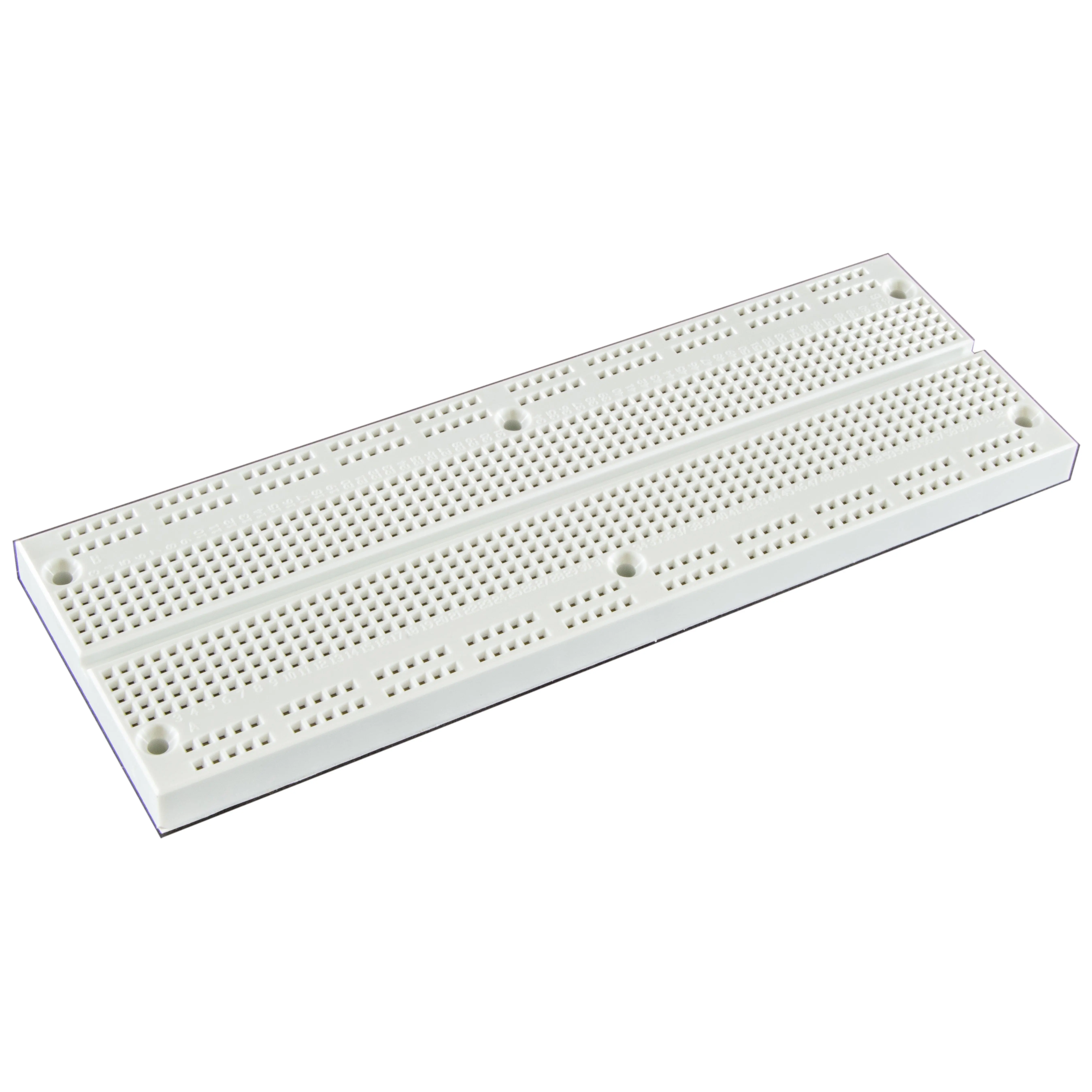 840 Tie Point Solderless Breadboard for Testing - ABS Plastic, Mounting Holes, 200 in 2 Power Rails, Easily Inserted and Removed Components, Embossed Legend, 165×56×8.5mm Home Electronics Prototyping Tool