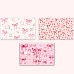 Pink Bow Boulevard Debit Card Skin Collection