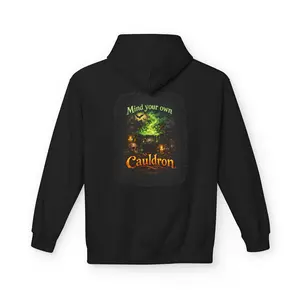 "Mind Your Own Cauldron" Witchy Hoodie