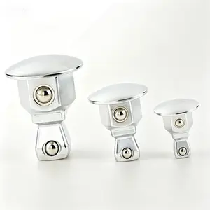 Universal Impact Wobble Socket Adapter Set, 3 Piece 3/8 Inch Drive Convert Standard Sockets to Wobble Sockets for Tight Spaces, Reusable Impact Grade Extension Adapters for Ratchet Wrenches