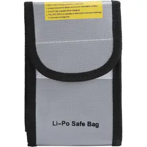 Fireproof Document Bag, 6"x4"x3" Fire and Waterproof Document Storage Fireproof Money Bag for Cash Fire Proof Bag for Documents Safe Accessories Important Document Holder Pouch Envelope