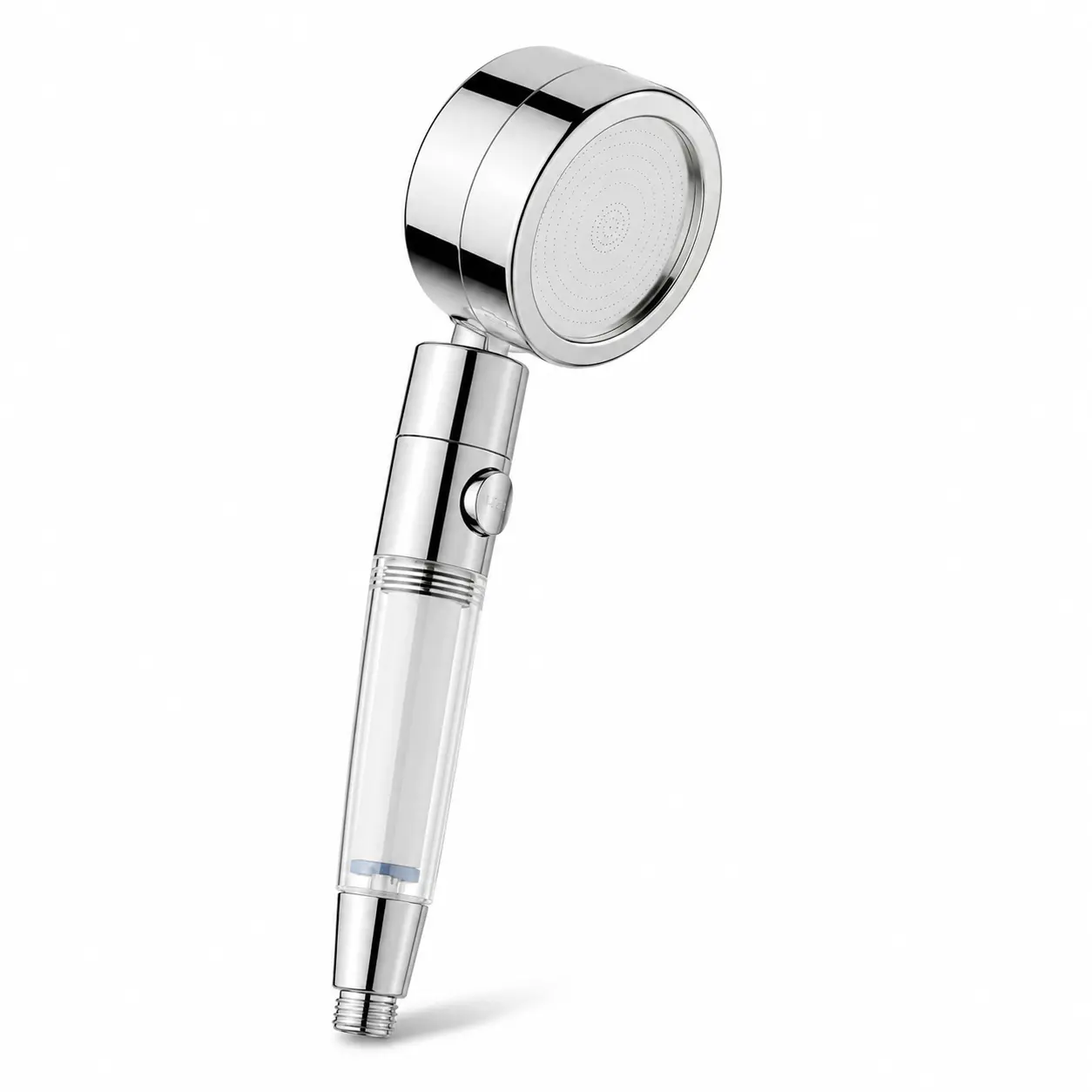 3-Speed High Pressure Handheld Shower Head with Pause Button, High Flow Works Well for Low Water Pressure. Complete Set Includes Leakproof Hose, Drill-Free Bracket & 6 Replacement Filters, Ideal for Bathing, Pet Washing & Whole Bathroom Cleaning