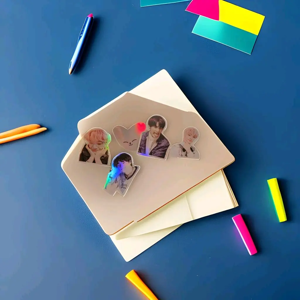 Holographic SKZ stickers Decorative Waterproof Pack Decor