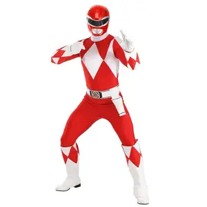 Authentic Adult Power Rangers Red Ranger Costume