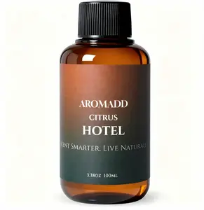 Citrus Hotel Diffuser Oil - Inspired by the 5-Star Hotel, Aroma Fragrance Essential Oils for Waterless Diffusers, Lemon & Bergamot, Long-Lasting Home Fragrance - 3.38 fl oz (100 mL)