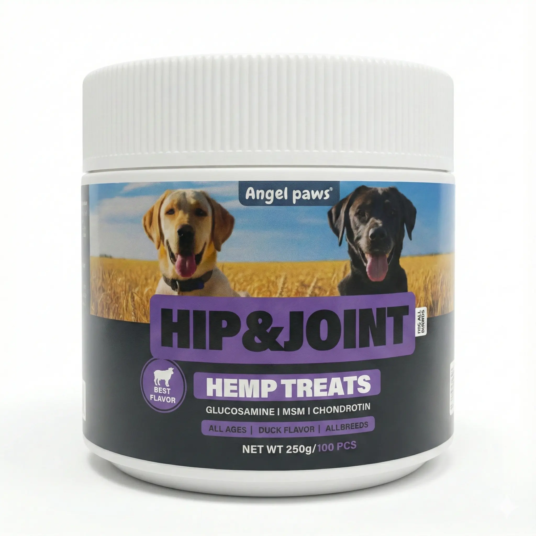 Hip & Joint Mobility Bites Hemp Treats for Dogs Natural Joint Health Supplements with Glucosamine & Chondroitin Sulfate 90 Soft Chews natural  pet  care