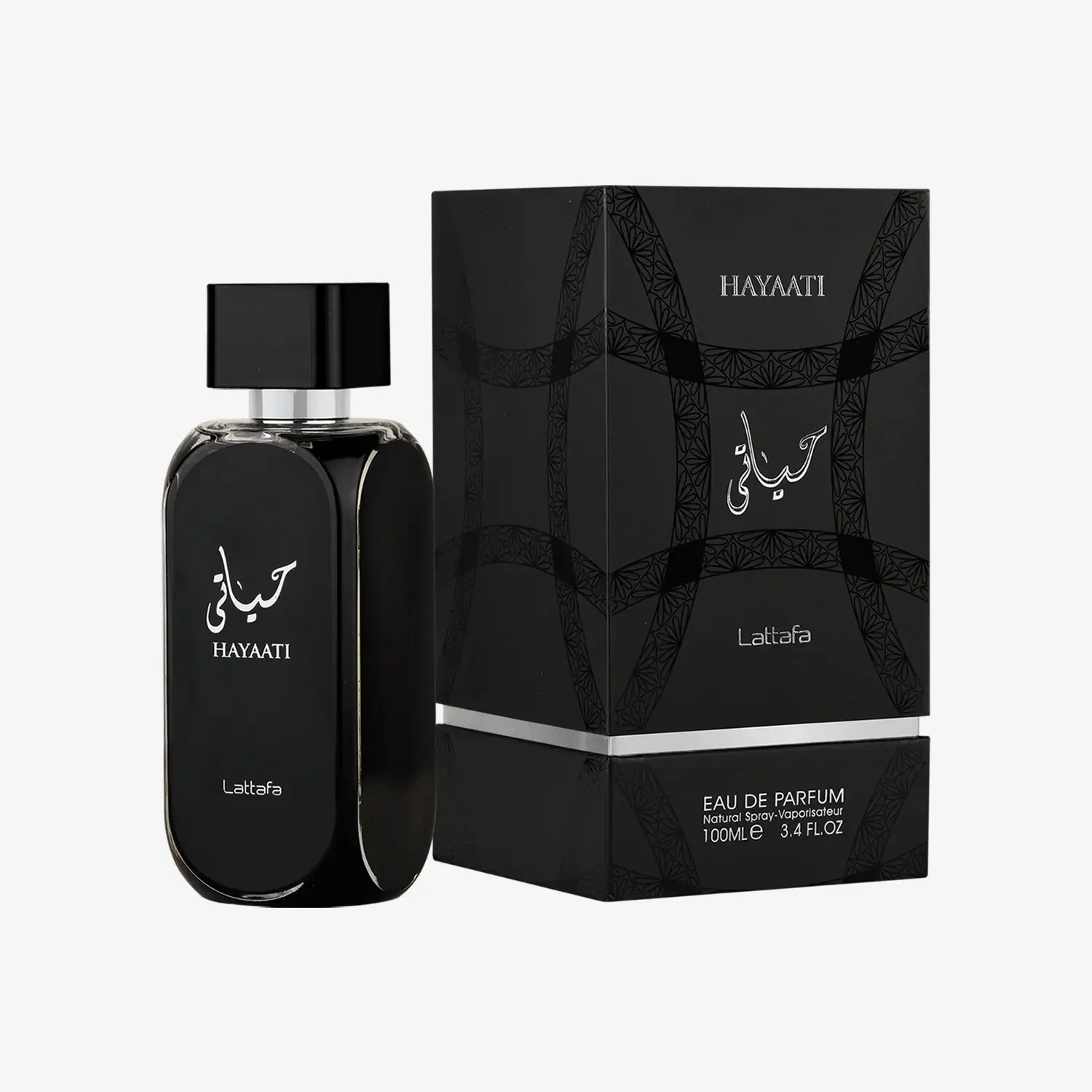 Lattafa Hayaati Eau de Parfum Spray for Men, 3.4 Ounce