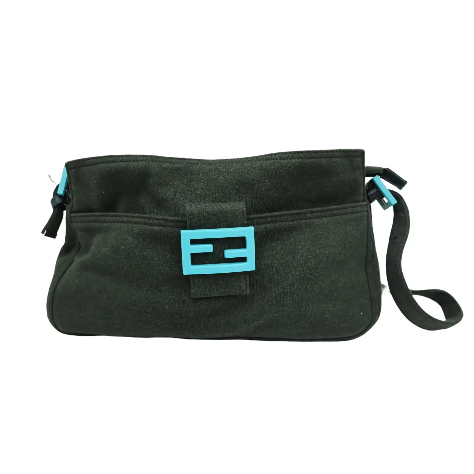 Pre-owned FENDI jersey Shoulder Bags Mamma Baguette Shoulder Bag(4900000199864)