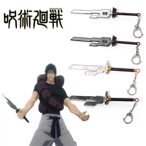 Anime JJK Keychain Weapon Model Pendant Keyring for Men Jewelry