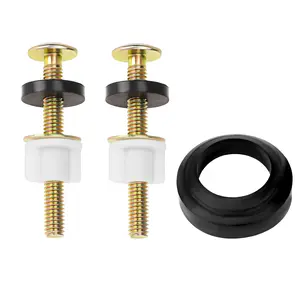 2 Inch Toilet Tank to Bowl Bolt & Gasket Hardware Kit for 2-Piece Toilet Seal American Standard Toilet Parts Toilet Repair Kit Inside Toilet Tank Replacement Kit,