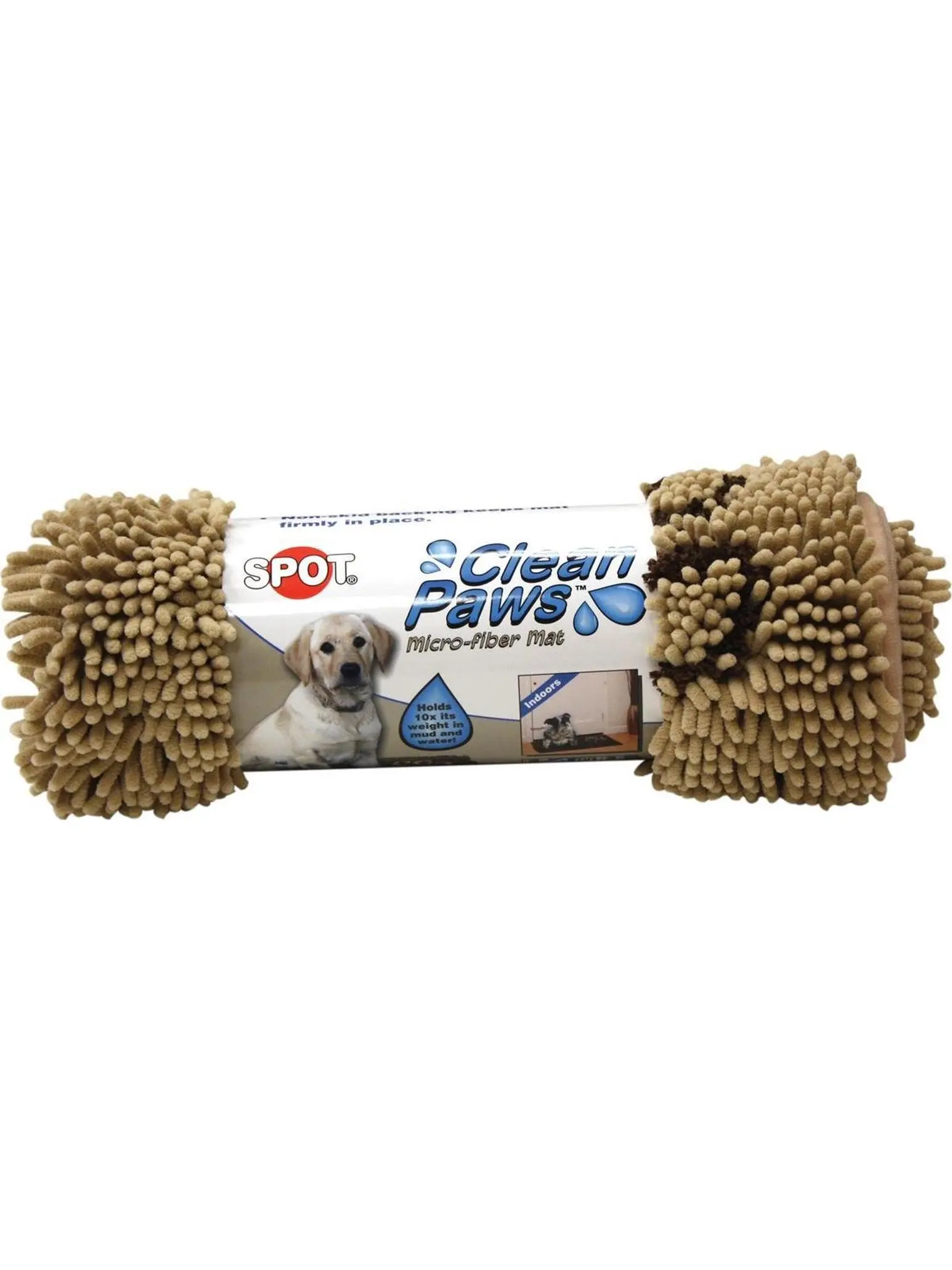 Ethical Pets 50010 24 x 35 in. Clean Paws Mat, Tan