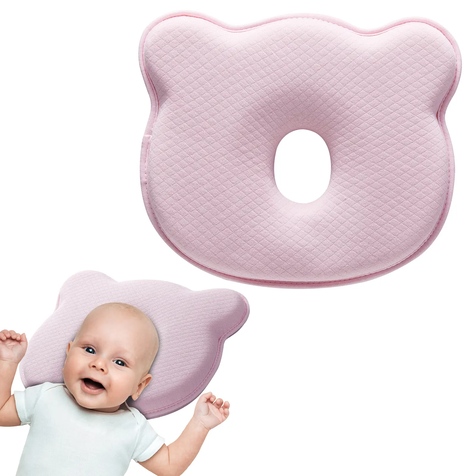 Baby Head Shaping Pillow Baby Lounger Pillow Bed Sleeping Pillow For Newborn Infant Flat Head Prevention Head Support,breast Feeding Essentials