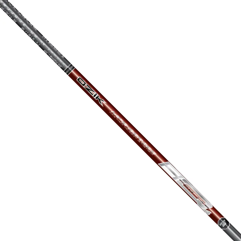 MATRIX OZIK MFS HQ4 Red Tie Hybrid Golf Shaft - Stiff Tip Design for Medium Launch and Stable Swings, Raw Uncut