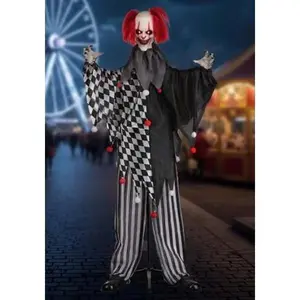 5.6FT Gonna Getcha Animated Clown Decoration - Scream Saver