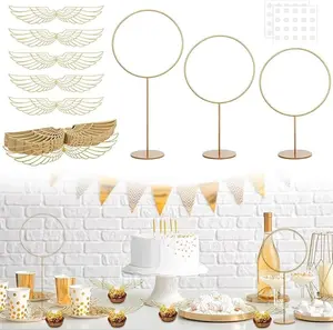 103 Pcs Wizard Party Chocolate Decoration include 50 Wings Wafer Cupcake Toppers 3 Gold Goal Posts and 50 Glue Point for Them Party Decor Supplies Kitchenware - Home Improvement.