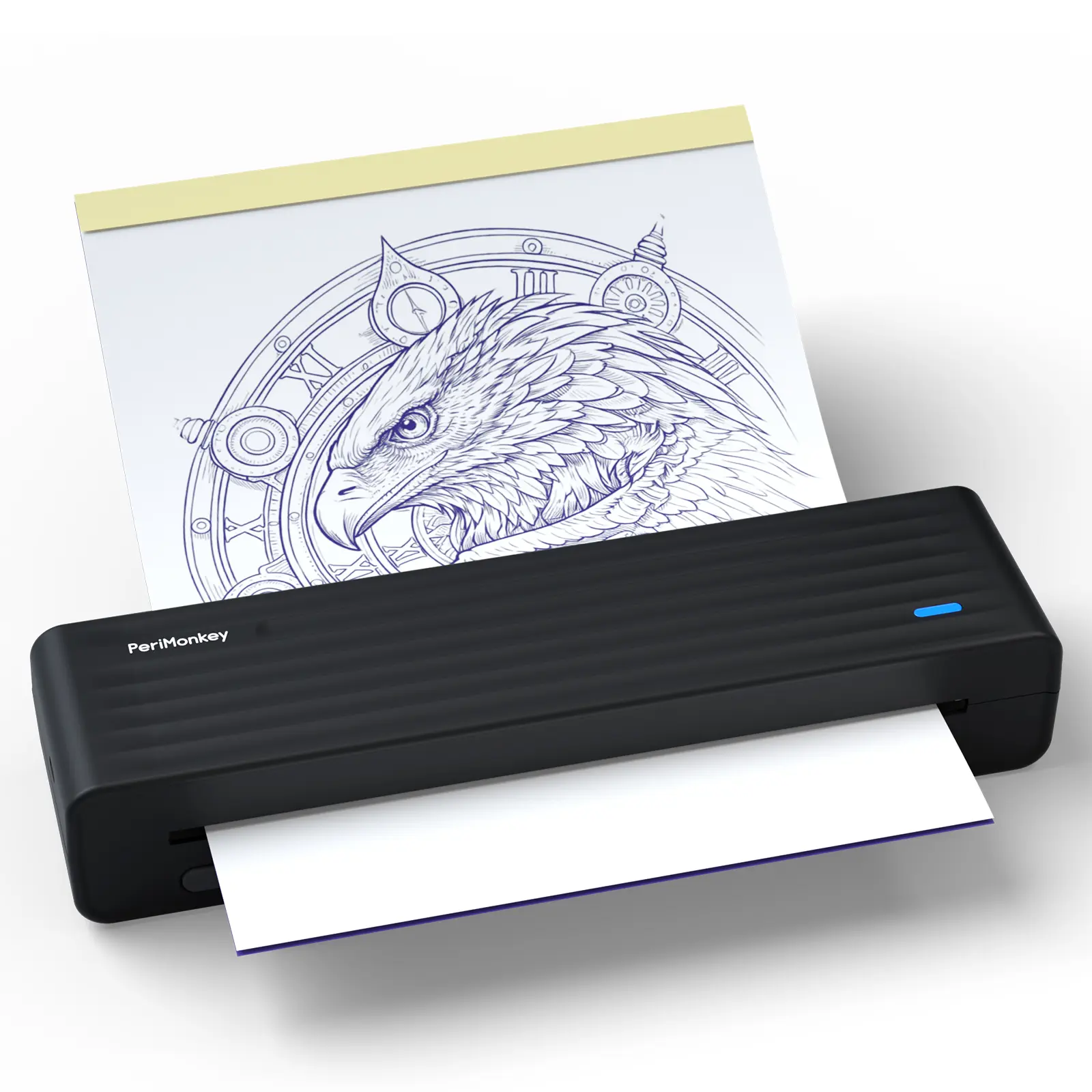 Adjust the print width A4 Thermal Inkjet Printer, Tattoo Printer,Office Equipment for Computers & Office Use,2-8 inch printing