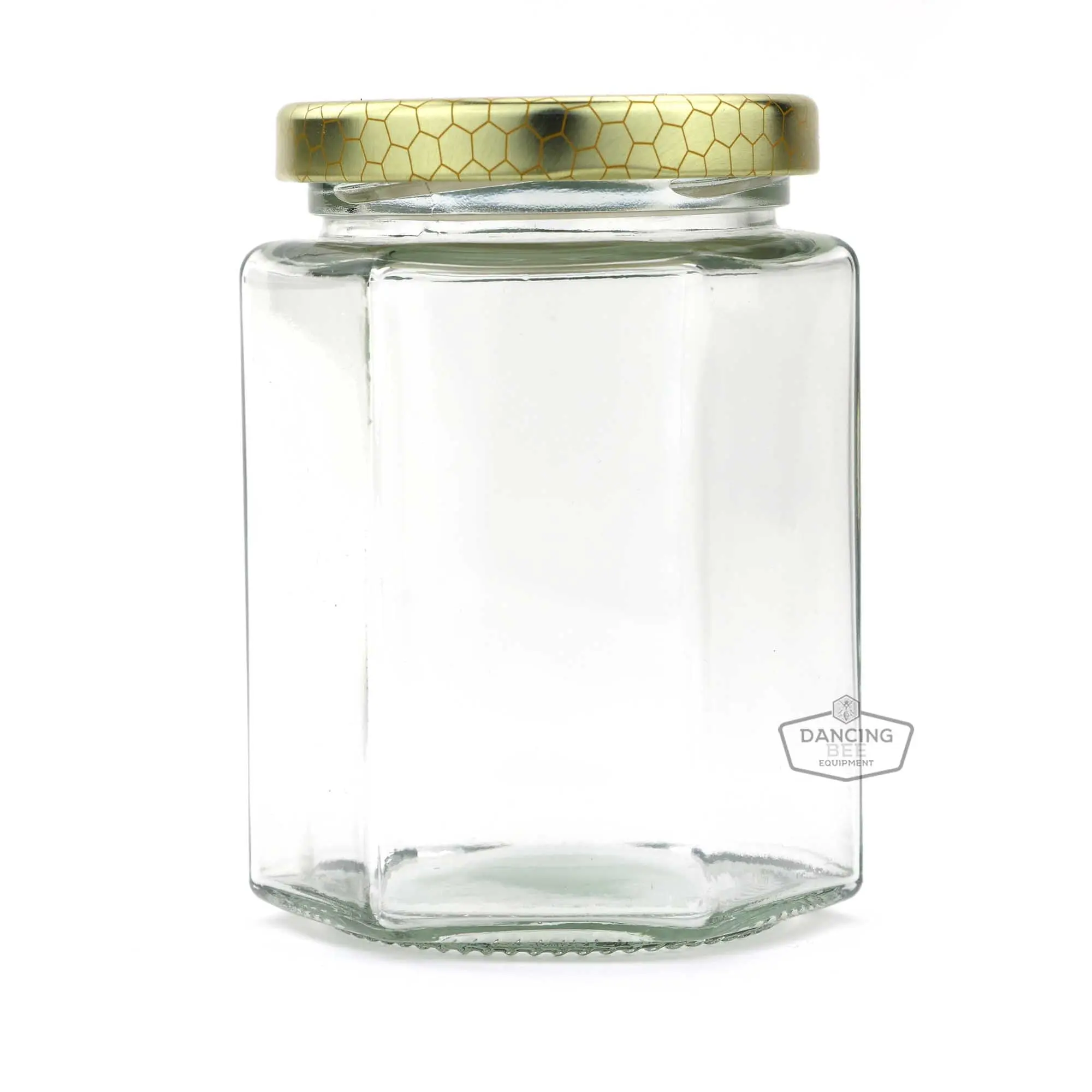 Glass Hexagon Jar | 190 ml Bottles Case