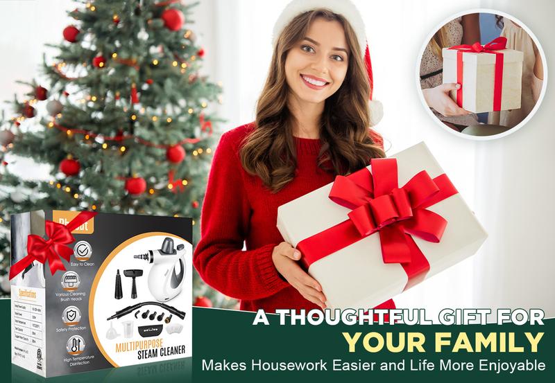 Phueut Pressurized Handheld Multi-Surface Natural Steam Cleaner with 12 pcs Replacement Parts , Multi-Purpose Steamer for Home Use, Kitchen and Car Phueut Pressurized Handheld Multi-Surface Natural Steam Cleaner with 12 pcs Replacement Parts , Multi-Purpose Steamer for Home Use, Kitchen and Car