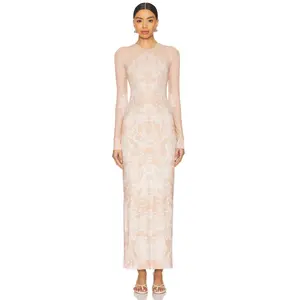 AFRM Didi Maxi Dress in Almond Lace