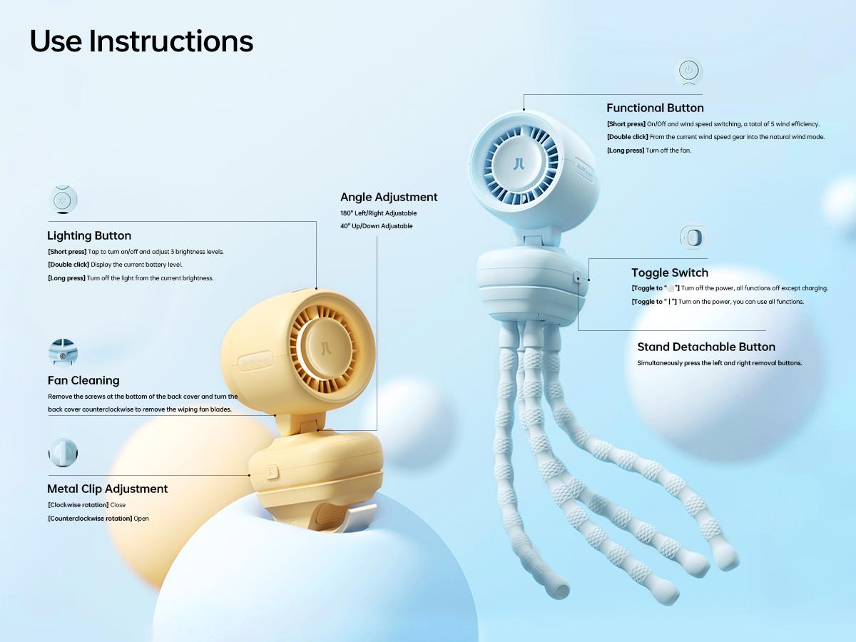 JISULIFE 2026 Stroller Fan – Small & Stylish with 38H Cooling, Soft Night Light, One‑Click Detachable for Stroller or Desk, Safe Baby Fan for Crib Car Seat Nursery Travel, Gifts for Baby Mom JISULIFE 2026 Stroller Fan – Small & Stylish with 38H Cooling, Soft Night Light, One‑Click Detachable for Stroller or Desk, Safe Baby Fan for Crib Car Seat Nursery Travel, Gifts for Baby Mom