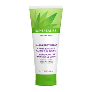 Herbalife Herbal Aloe Hand & Body Cream - Moisturizing Aloe Vera Lotion for Daily Hydration & Soft Skin Care, Lightweight Non-Greasy Formula, 6.7 fl oz