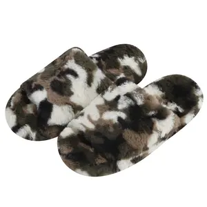 Womens Jungle Fever Slide Slipper Camo