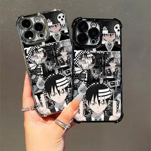 Anime Phone Case Gothic Anime Character Design For Anime Fans Compatible with iPhone 11/12/13/14/15/16 (Pro Max/Plus)