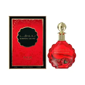 Anfar Burning Desire - Women Perfume - Opens with Floral and Fruity Notes of Rose, Orange Blossom, Pear, and Black Currant - Long-Lasting - 3.4 oz