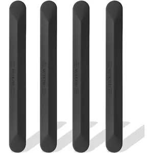 Silicone Car Door Edge Guard Trim Molding Crash Scratch Protector Scratch Guard for Car,Sedans,Truck,SUV 4PCS (Black)