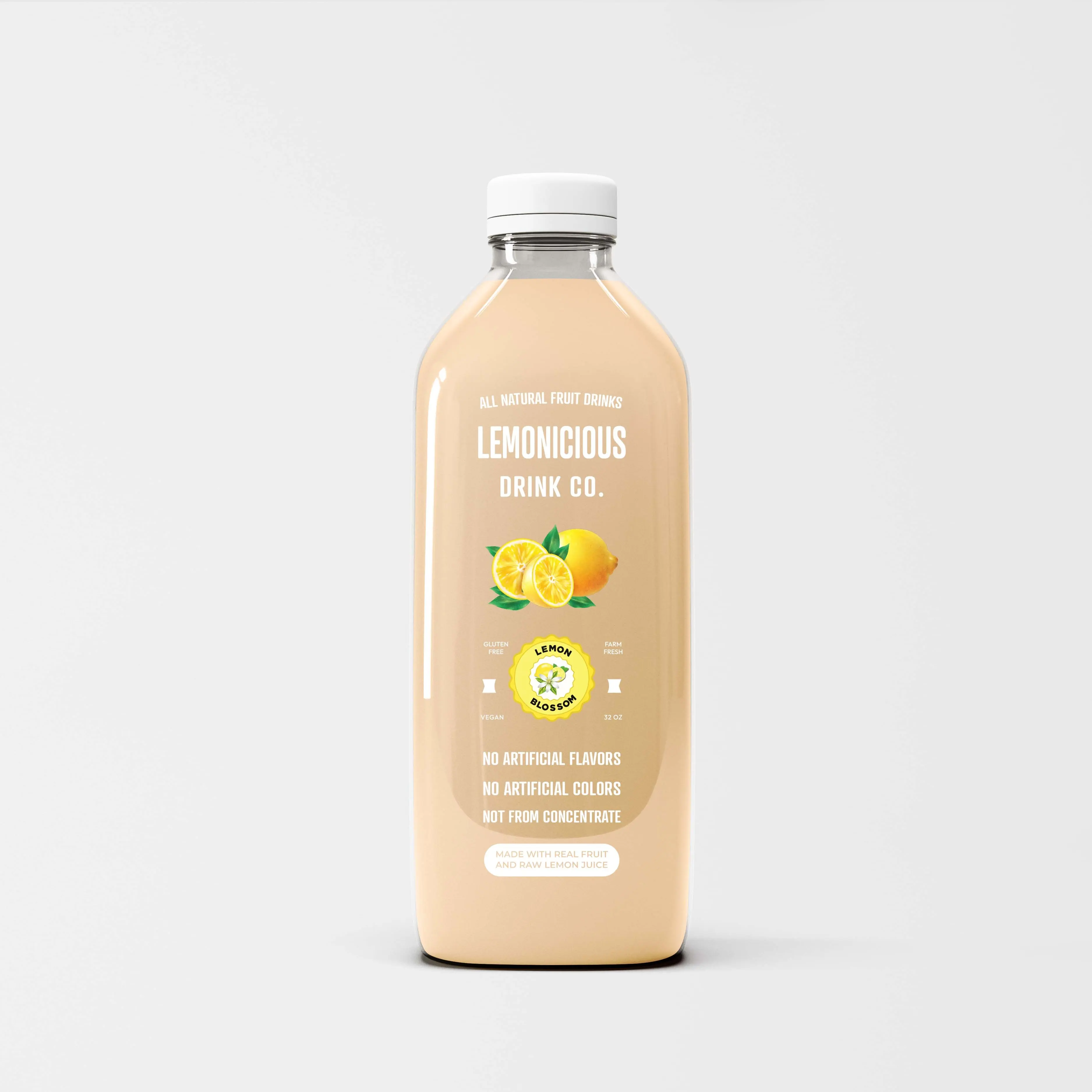 Lemonicious Summer Refreshment Variety Pack - 32oz Fresh Squeezed Lemonade - All-Natural, Real Fruit, No Preservatives - Strawberry Lemonade, Blueberry Lavender, Peach Arnold Palmer, Craft Cocktail Mixer